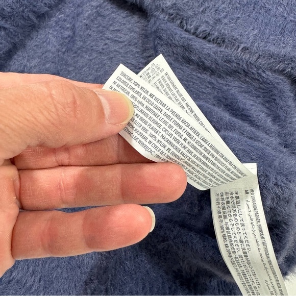 NWOT Aerie Flurry Crewneck Sweater Size XL Blue - Picture 5 of 9